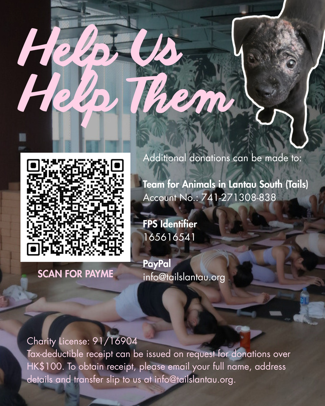 March 8th: Charity Puppy Yoga