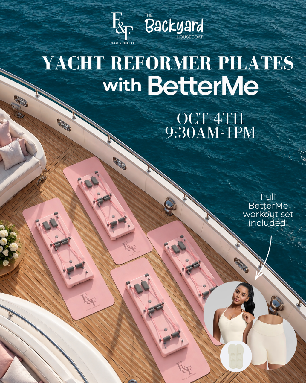 Oct 4th: Yacht Reformer Pilates